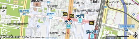 大門前|地図 : 大門駅(東京都)